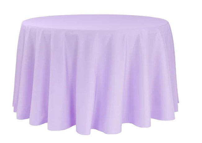 Polyester & Lamour Satin Linens-Round