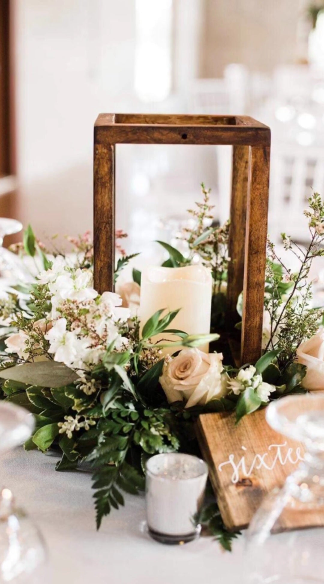 Wooden Frame Lanterns