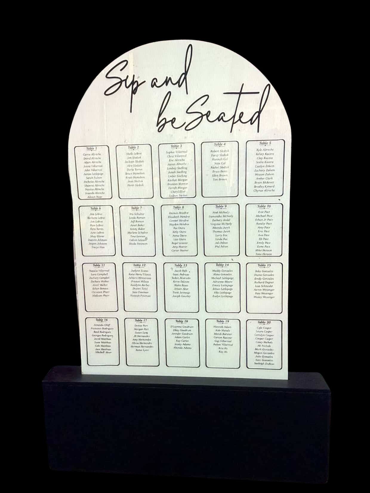 Modern Arch Signage Collection + Sunglasses Wall