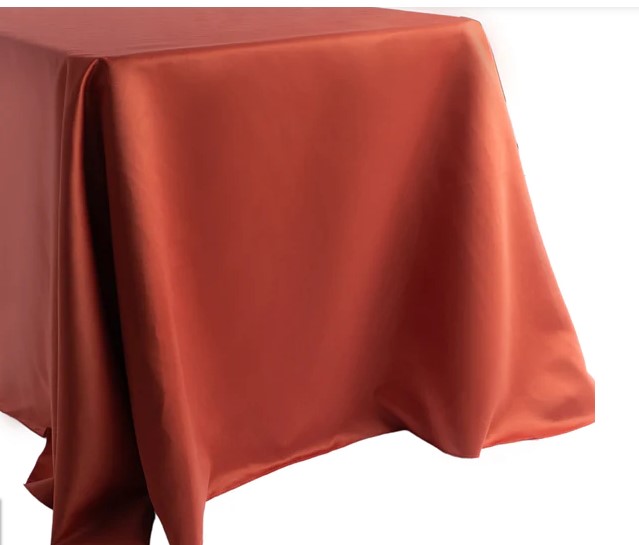 Polyester & Lamour Satin Linens-Rectangle