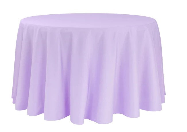 Polyester & Lamour Satin Linens-Round