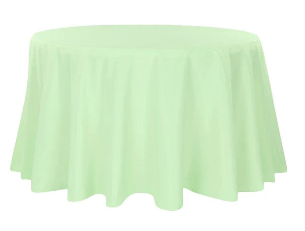 Polyester & Lamour Satin Linens-Round