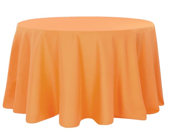 Polyester & Lamour Satin Linens-Round