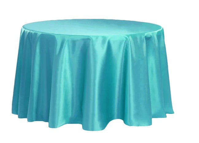 Polyester & Lamour Satin Linens-Round