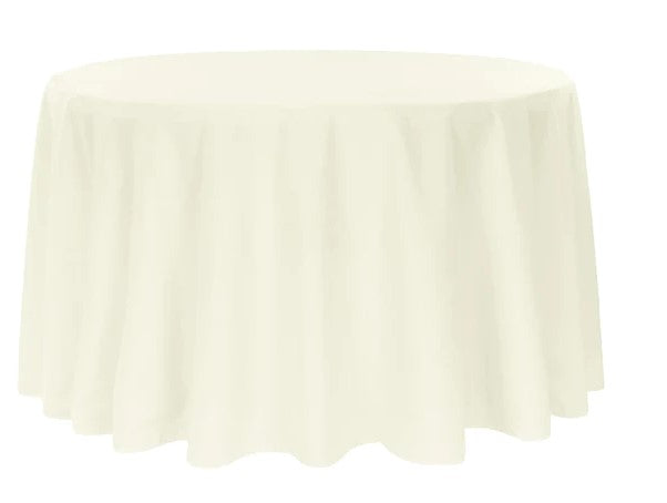 Polyester & Lamour Satin Linens-Round