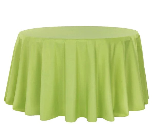 Polyester & Lamour Satin Linens-Round