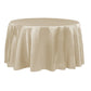 Polyester & Lamour Satin Linens-Round