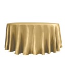 Polyester & Lamour Satin Linens-Round