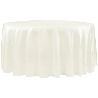 Polyester & Lamour Satin Linens-Round