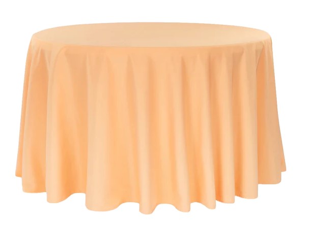 Polyester & Lamour Satin Linens-Round