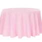 Polyester & Lamour Satin Linens-Round