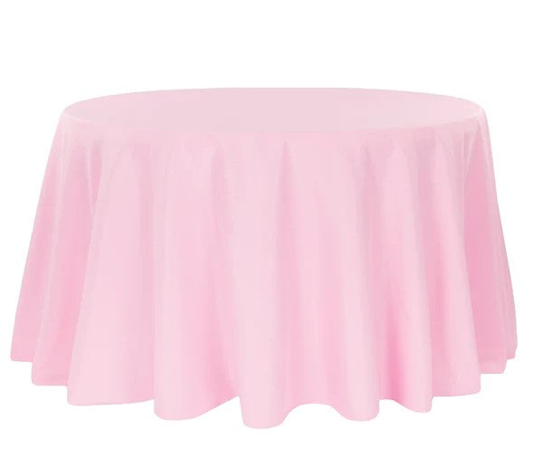 Polyester & Lamour Satin Linens-Round