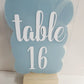Table Numbers