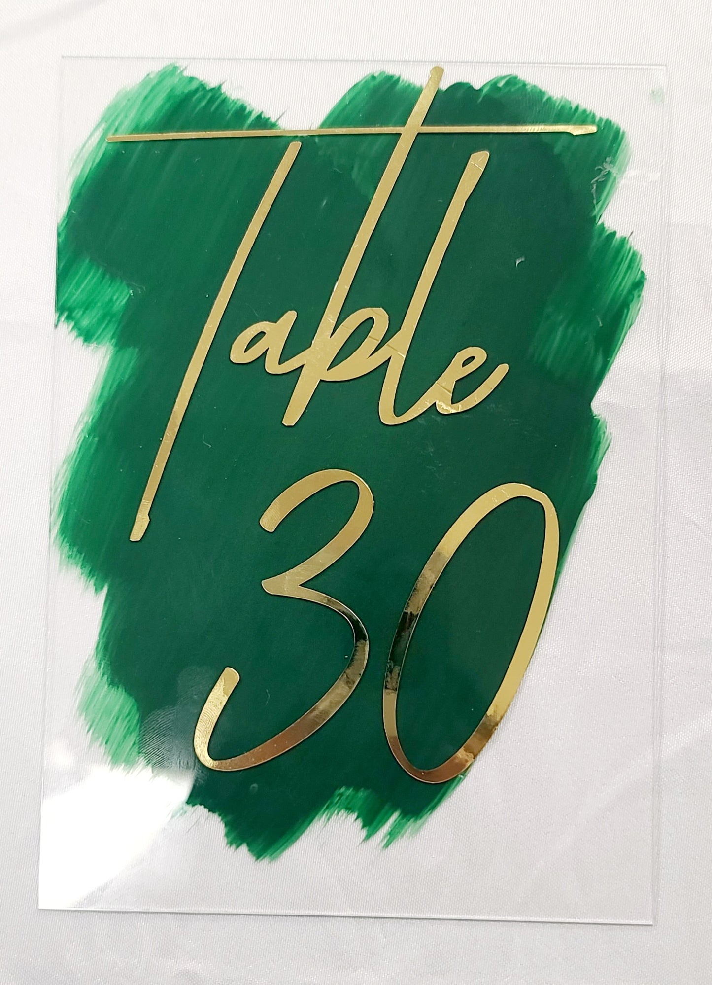 Table Numbers