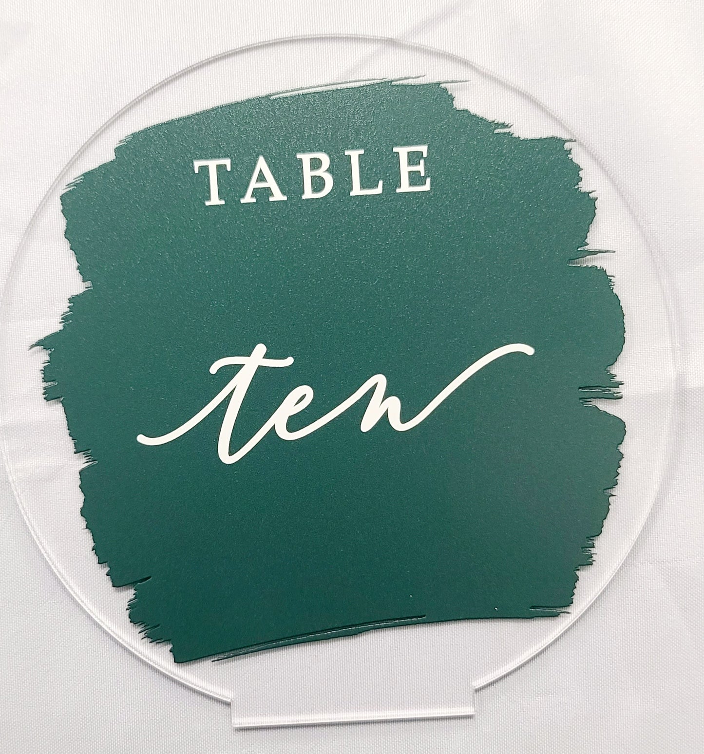 Table Numbers