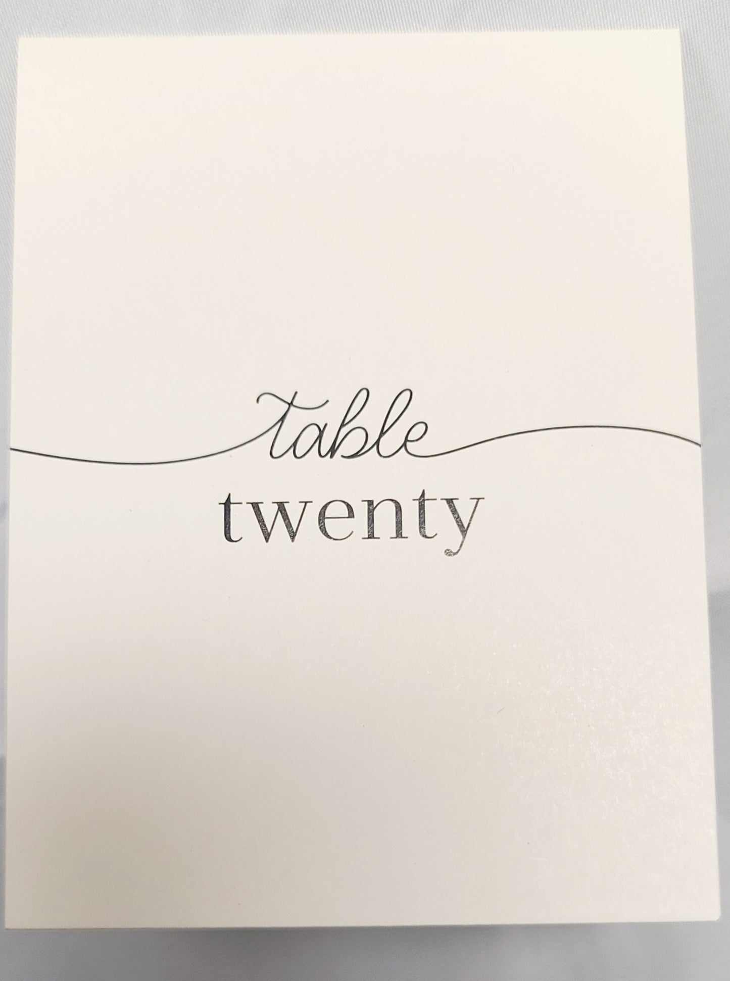 Table Numbers