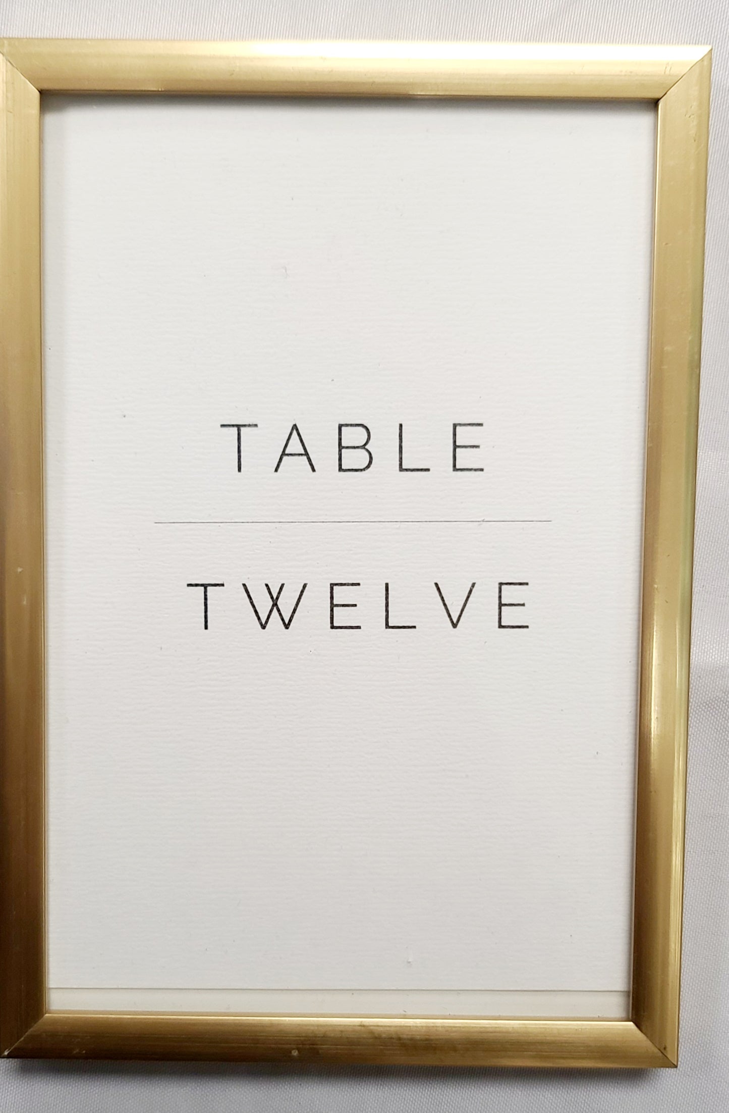 Table Numbers