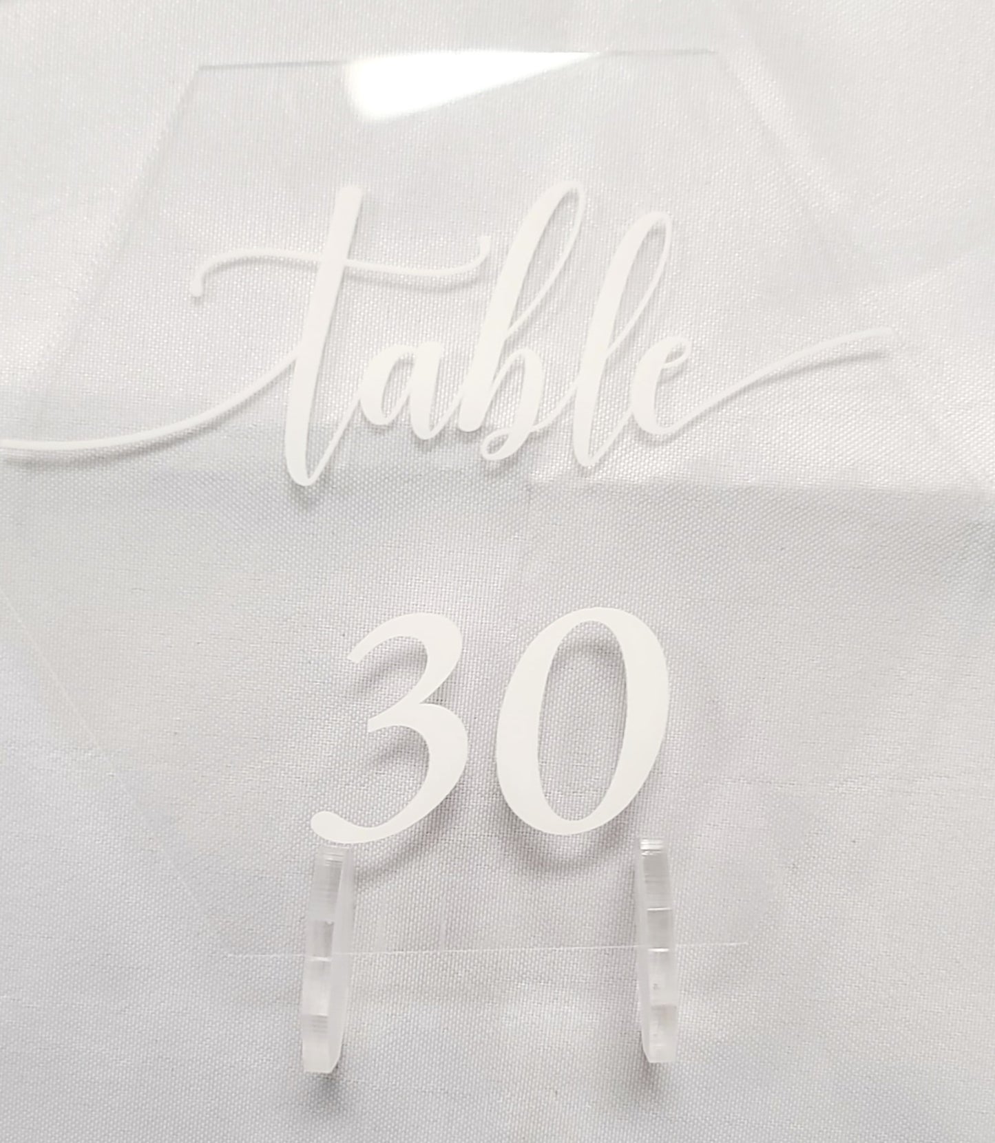 Table Numbers