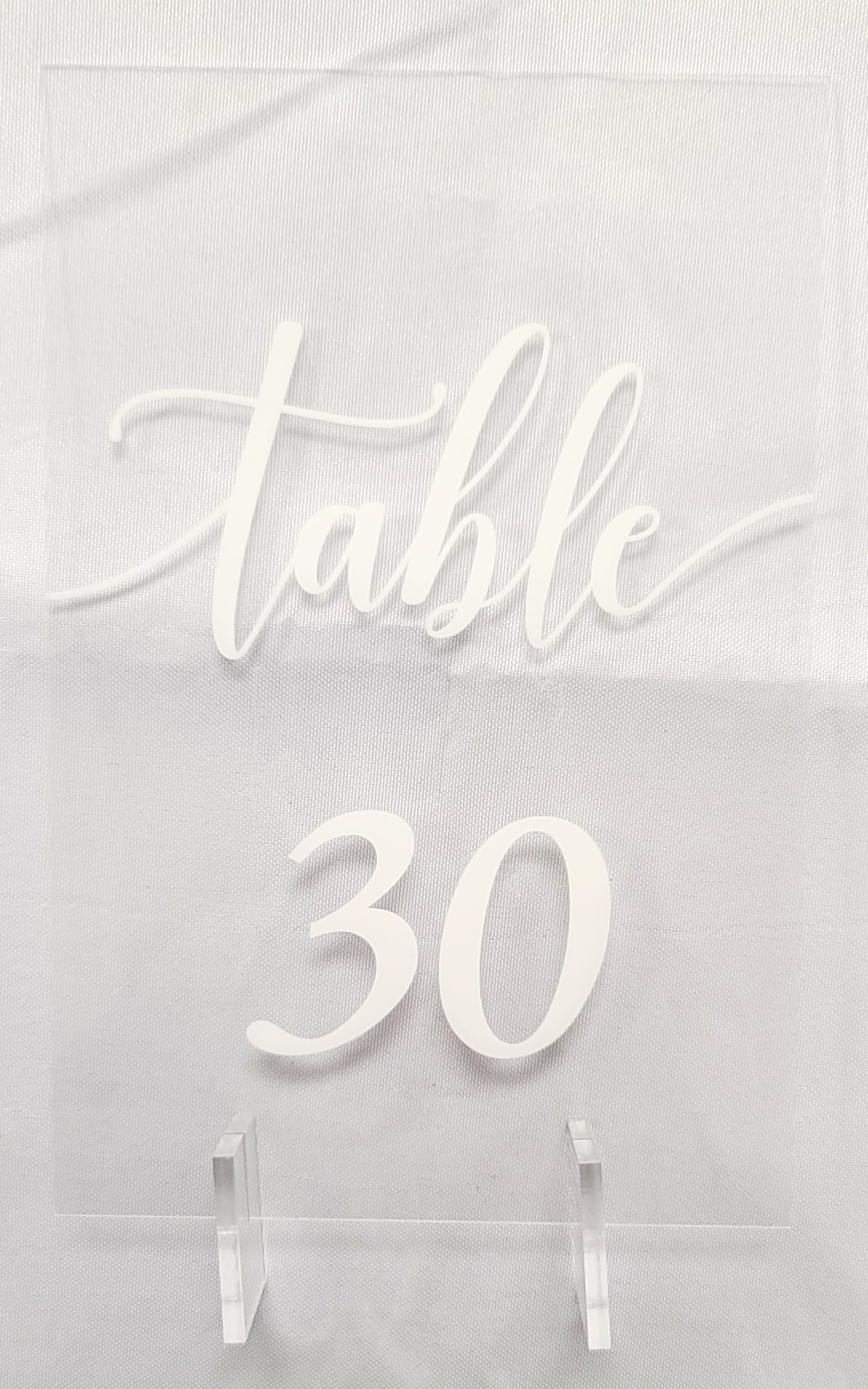 Table Numbers