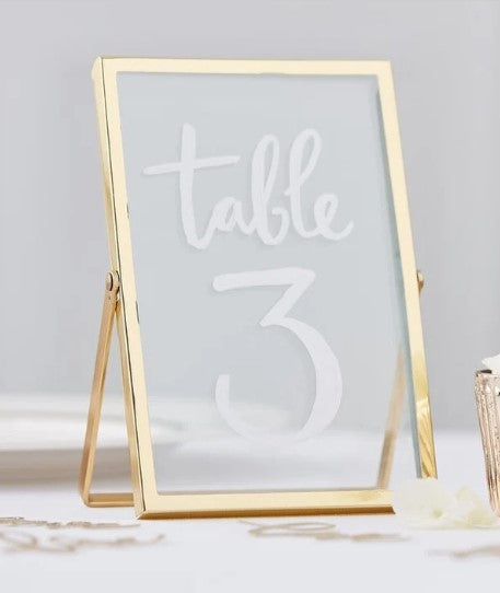 Table Numbers