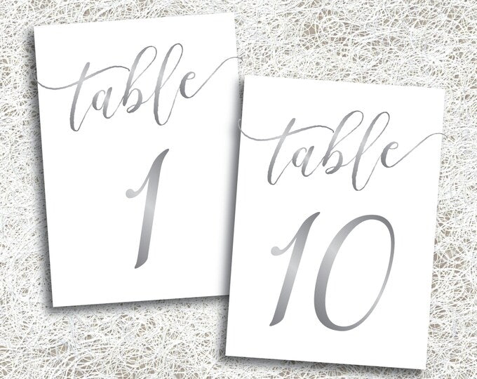 Table Numbers